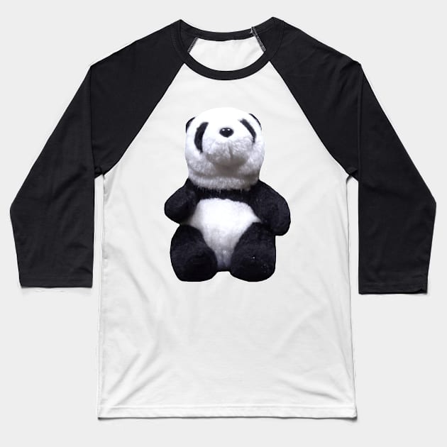 Yellow Productions Panda (Topher) Baseball T-Shirt by yellowproductions